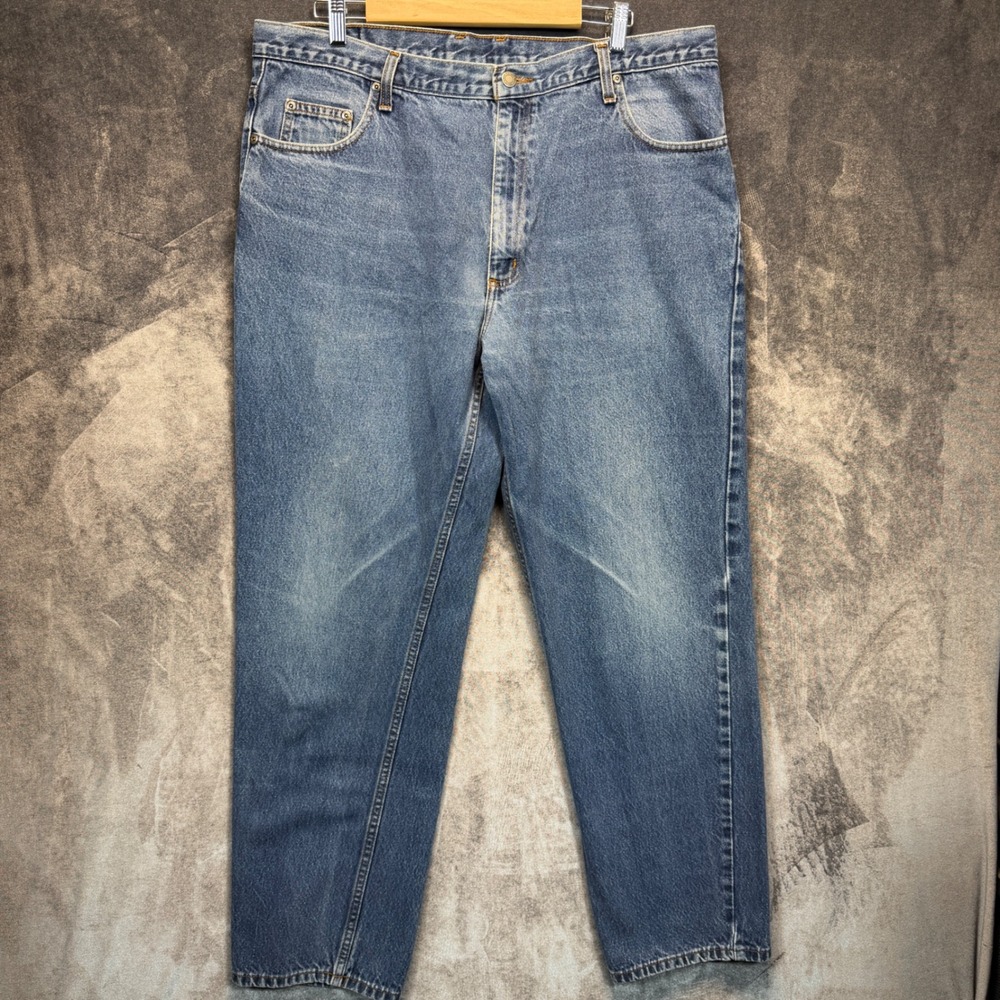 Kirkland Signature Jeans Mens Blue Regular 40x32 Denim Casual Workwear Classic